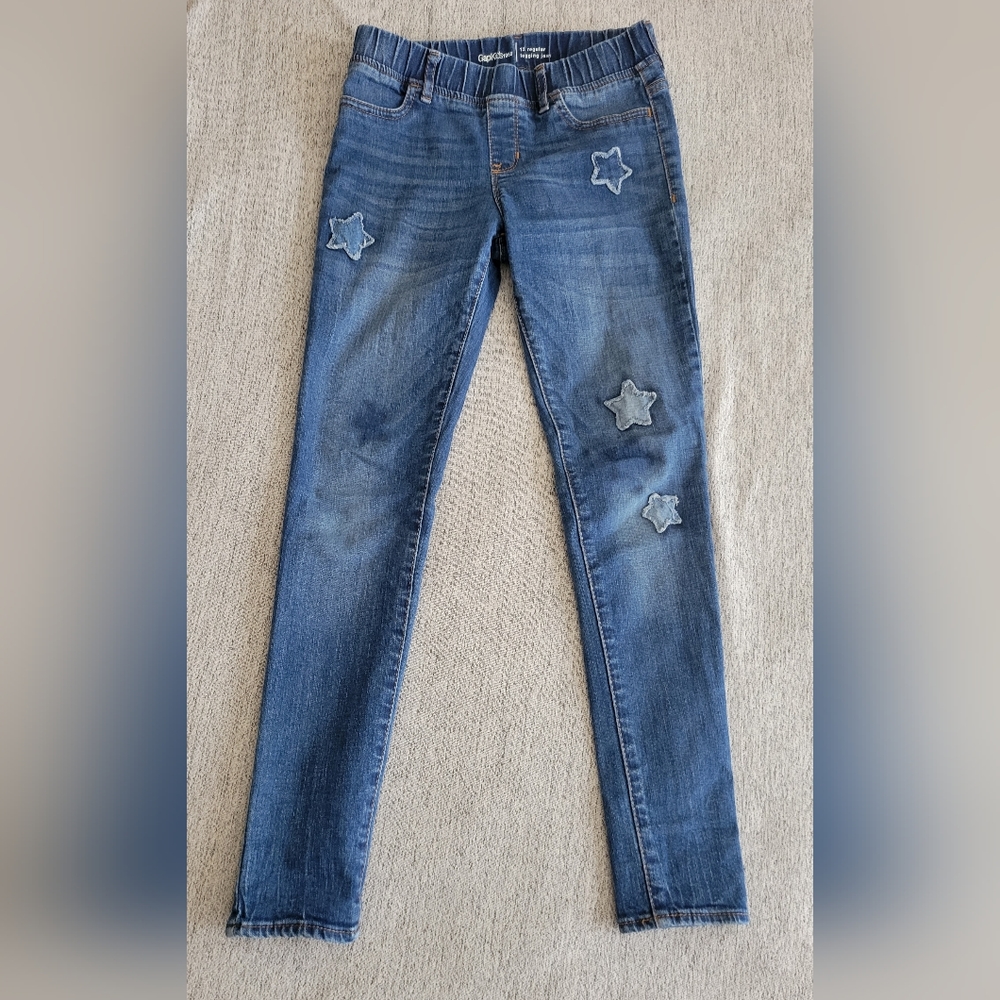 Gap Kids girls size 12 star leggings jeans